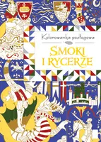 Okładka: Kolorowanka podłogowa. Smoki i rycerze