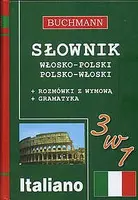Okładka: Słownik 3 w 1 włosko-polski, polsko-włoski