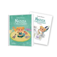 Okładka: Nadzia i Emocjozaury + Kolorowanka