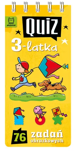 Okładka: Quiz 3-latka. 76 zadań obrazkowych