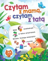 Okładka: Czytam z mamą, czytam z tatą. Dorosły czyta, dziecko nazywa obrazki