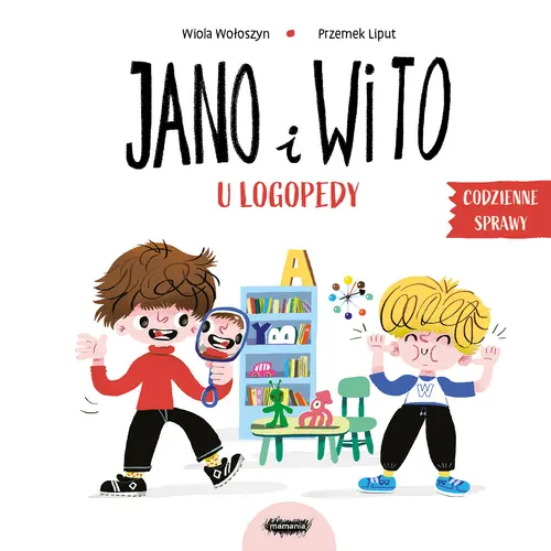 Okładka: Jano i Wito u logopedy
