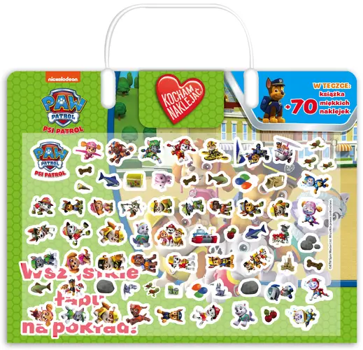 Okładka: Psi Patrol. Kocham naklejać. Wszystkie łapy na pokład!