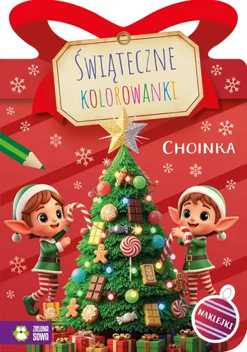 Okładka: Świąteczne kolorowanki. Choinka