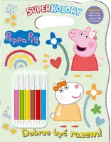 Okładka: Peppa Pig. Superkolory 6. Dobrze być razem!