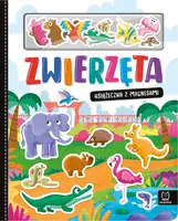Okładka: Zwierzęta. Książeczka z magnesami