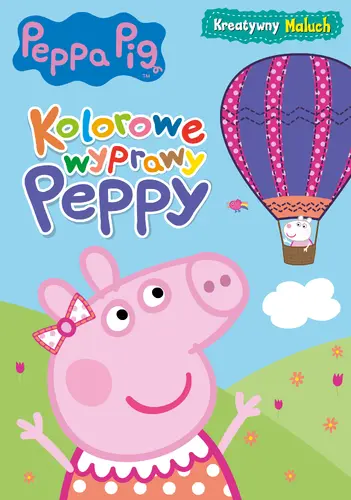 Okładka: Peppa Pig. Kreatywny maluch. Kolorowe wyprawy Peppy