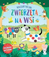 Okładka: MALOWANIE PALCAMI  Dzikie zwierzęta