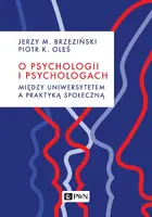 Okładka: O psychologii i psychologach. Między uniwersytetem a praktyką