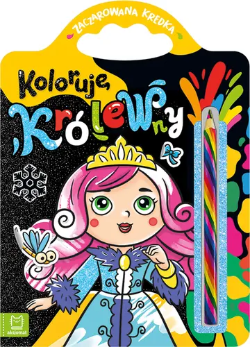 Okładka: Koloruję królewny. Zaczarowana kredka