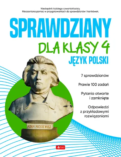Okładka: Sprawdziany dla klasy 4. Język Polski