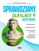 Okładka: Sprawdziany dla klasy 4. Język Polski