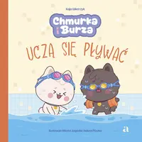 Okładka: Chmurka i Burza uczą się pływać