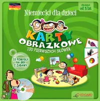 Okładka: Niemiecki Karty dla dzieci - 100 pierwszych słówek