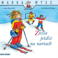 Okładka: Mądra Mysz. Zuzia jeździ na nartach