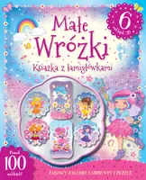 Okładka: Małe wróżki. Książka z łamigłówkami. 6 naklejek 3D