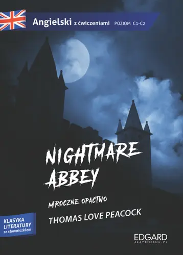 Okładka: Nightmare Abbey. Adaptacja klasyki z ćwiczeniami