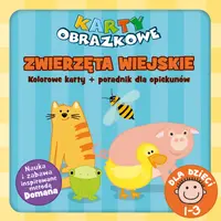 Okładka: Karty obrazkowe dla dzieci - Zwierzęta wiejskie