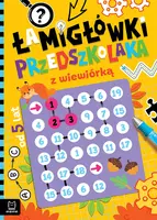 Okładka: Łamigłówki przedszkolaka z wiewiórką od 5 lat