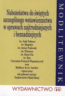 Okładka: Nabożeństwa do świętych szczególnego wstawiennictwa