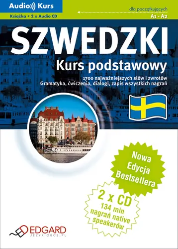 Okładka: Szwedzki - Kurs Podstawowy (CD w komplecie)