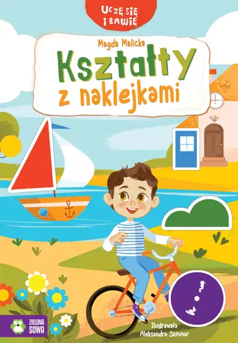 Okładka: Kształty z naklejkami