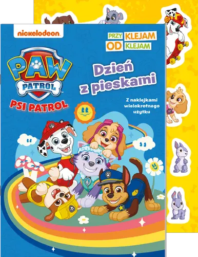 Okładka: Psi Patrol. Przyklejam Odklejam 6. Dzień z pieskami