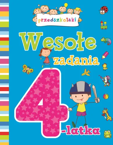 Okładka: Wesołe zadania 4 latka
