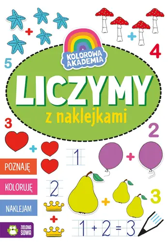 Okładka: Kolorowa Akademia. Liczymy z naklejkami