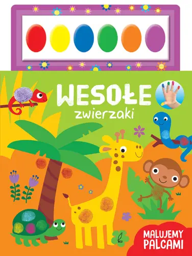 Okładka: Malujemy palcami. Wesołe zwierzaki