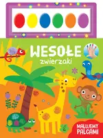 Okładka: Malujemy palcami. Wesołe zwierzaki