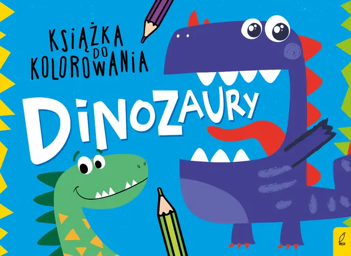 Okładka: Książka do kolorowania. Dinozaury