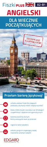 Okładka: Angielski. Fiszki PLUS dla wiecznie początkujących