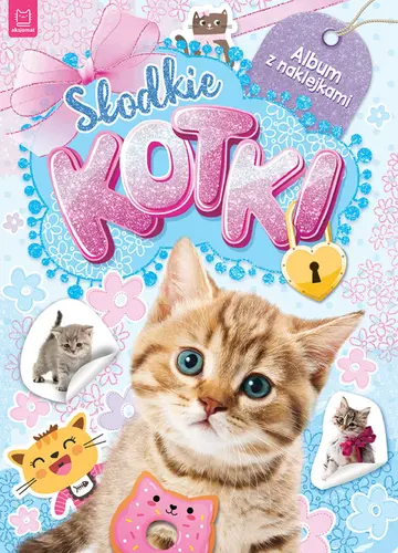 Okładka: Słodkie kotki. Album z naklejkami