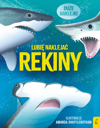 Okładka: Lubię naklejać. Rekiny