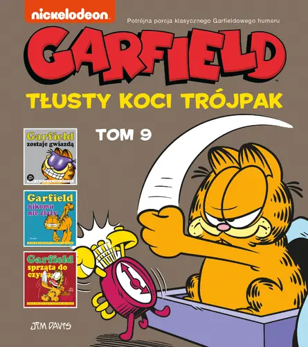 Okładka: Garfield. Tłusty koci trójpak. Tom 9