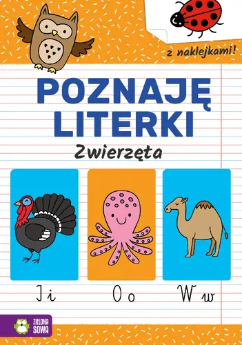 Okładka: Akademia przedszkolaka. Poznaję literki. Zwierzęta