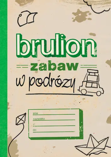 Okładka: Brulion zabaw w podróży