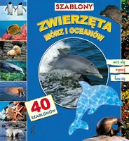 Okładka: Zwierzęta mórz i oceanów - szablony