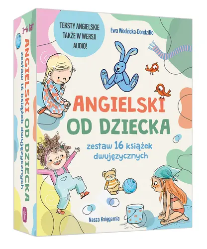 Okładka: Angielski od dziecka - zestaw 16 książek dwujęzycznych