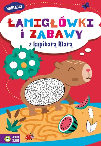 Okładka: Łamigłówki i zabawy z kapibarą Klarą