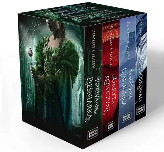 Okładka: Pakiet Trylogia Klątwy. Porwana pieśniarka / Ukryta łowczyni / Waleczna czarownica + Niedoskonali