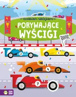 Okładka: Ozdabiam naklejkami. Porywające wyścigi