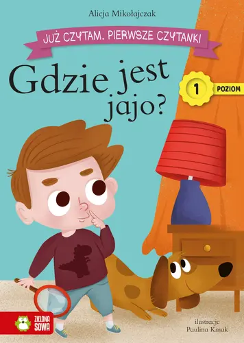 Okładka: Już czytam. Pierwsze czytanki. Poziom 1. Gdzie jest jajo?