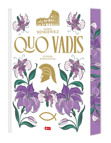 Okładka: Quo vadis-wydanie ekskluzywne (kolorowe brzegi)