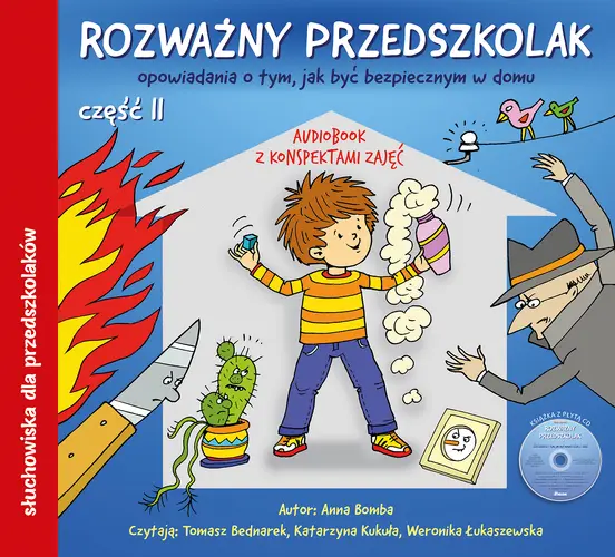 Okładka: Rozważny przedszkolak cz. 2. Audiobook CD + konspekty