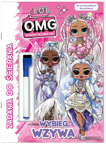 Okładka: LOL/ OMG Zadania do ścierania cz. 4 Wybieg wzywa