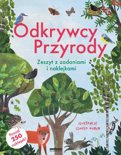 Okładka: Odkrywcy przyrody. Zeszyt z zadaniami i naklejkami