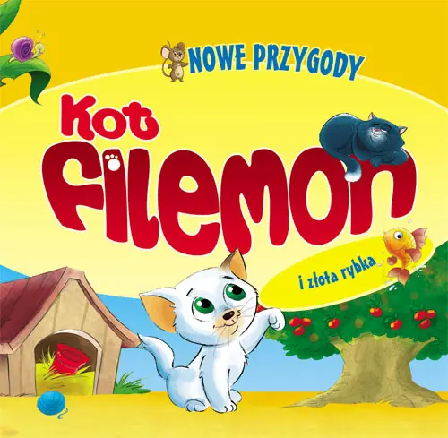 Okładka: Kot Filemon i złota rybka