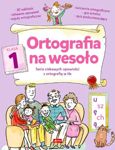 Okładka: Ortografia na wesoło. Klasa 1